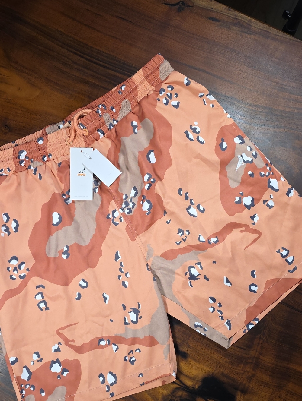 Staple Men's Peach Camo Athletic RESORT WEAR BEACH WEAR Y2K